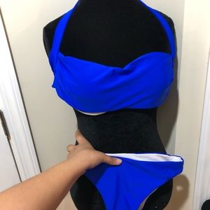 One shoulder bathing suit